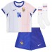 Camisa de time de futebol França Adrien Rabiot #14 Replicas 2º Equipamento Infantil Europeu 2024 Manga Curta (+ Calças curtas)